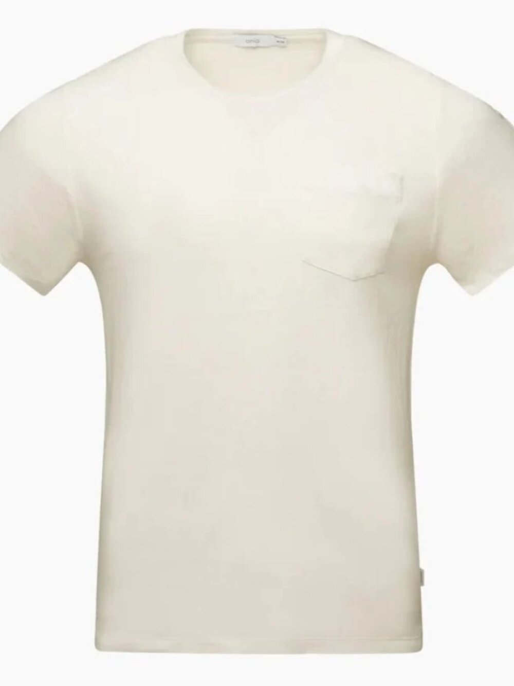 Onia White Linen Blend Tshirt/10633